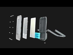 TK07 KCD alluminio all'alluminio luce solare ad inondazione con ricarica rapida e interruttore automatico