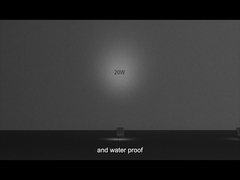 IK02 resistente all'acqua IP65 Alta luminosità esterna Lente ottica a 180° con supporto rotante