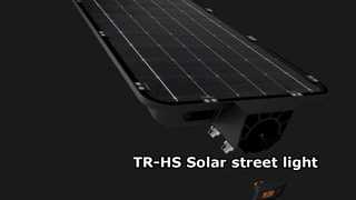 TR-HS Aggiorna l'illuminazione esterna! Lampione stradale a pannelli solari Topcon ad alta efficienza
