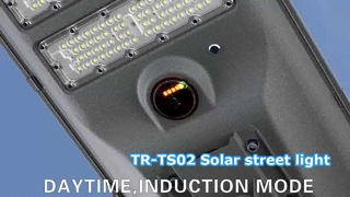 TR-TS02 Perché scegliere il lampione solare tutto in uno? Induzione intelligente, lunga durata