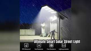 Illuminazione esterna intelligente per lampione solare tutto in uno premium