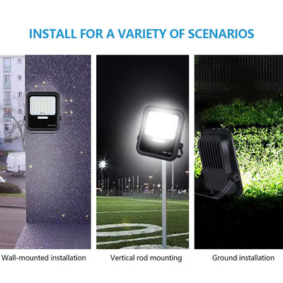 IP65 Waterproof Remote Control Solar Floodlight 25w 40w 60w 100w 200w