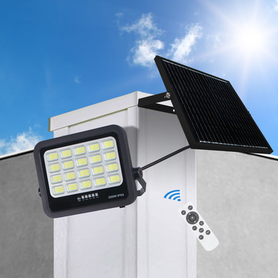 TK-Z Solar Flood Light - High-Efficiency Lighting Solution with 13-Year Lifespan black color ABS housing for outdoor using