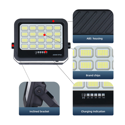 TK-Z Solar Flood Light - High-Efficiency Lighting Solution with 13-Year Lifespan black color ABS housing for outdoor using