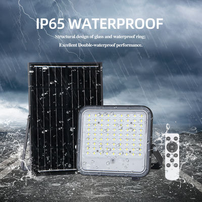 Solar Powered Flood Light with 2700-6500K Color Temperature 6V Voltage and LiFeO4 Battery for Outdoor Lighting